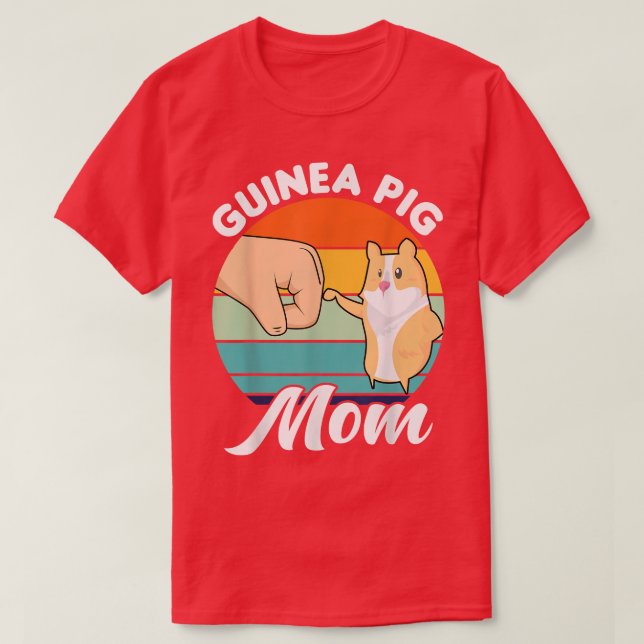 Camiseta Mascota de cerdos de Guinea (Diseño del anverso)