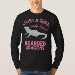 Camiseta Mascota de Chicas de animales Reptiles Lizard Drag