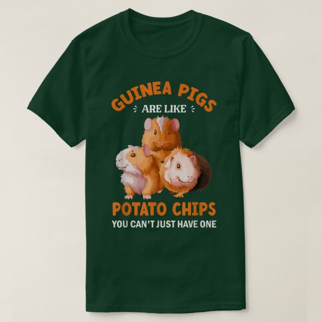 Camiseta Mascota de citas de cerdo de Furry Potato Guinea (Diseño del anverso)