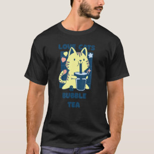 Camiseta Mascota de comida asiática japonesa de amor Té de 