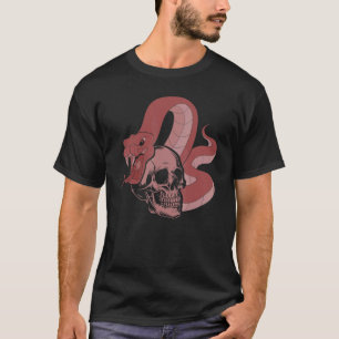 Camiseta Mascota de cráneo de Reptile Keeper Skull Predator