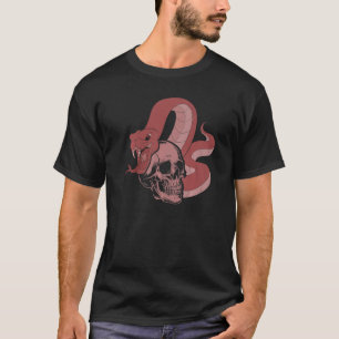 Camiseta Mascota de cráneo de Reptile Keeper Skull Predator