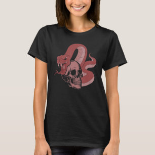 Camiseta Mascota de cráneo de Reptile Keeper Skull Predator