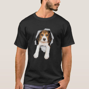 Camiseta Mascota de criadores de animales Sneaking Beagle P