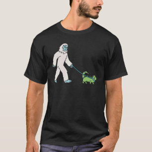 Camiseta Mascota de Criptozoología del Reptile Iguana Camin