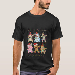 Camiseta Mascota de Dabbing Animales Navidades Graciosos Xm