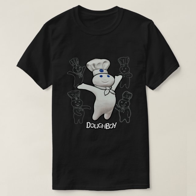 Camiseta Mascota de Doughboy con emociones muy bonitas cami (Diseño del anverso)