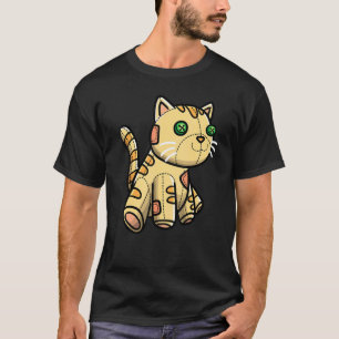 Camiseta Mascota de felpa gato naranja para niñas niños