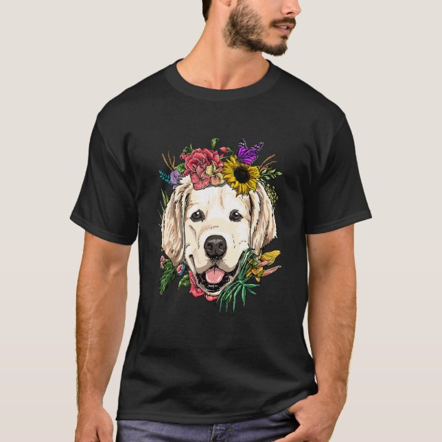 Camiseta Mascota de Flor de Planta Botánica de Recuperación (Anverso)