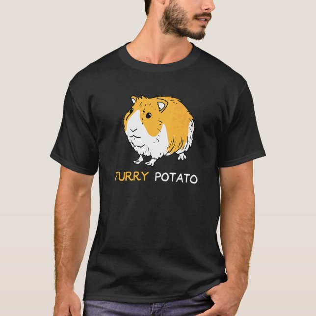 Camiseta Mascota de Furry Potato Guinea Pig Hamster (Anverso)
