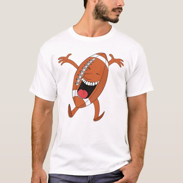 Camiseta Mascota de fútbol riendo (Anverso)