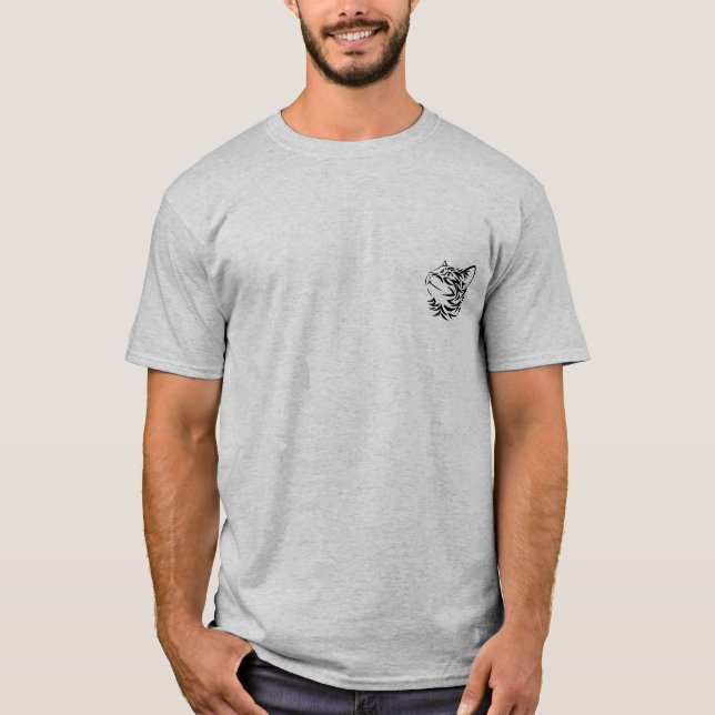Camiseta Mascota de gato (Anverso)