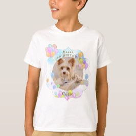 Camiseta Mascota de globo Dog Blue