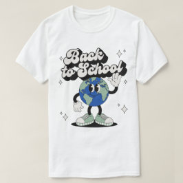 Camiseta Mascota de Globo Ondeando Retro Groovy Volver a la