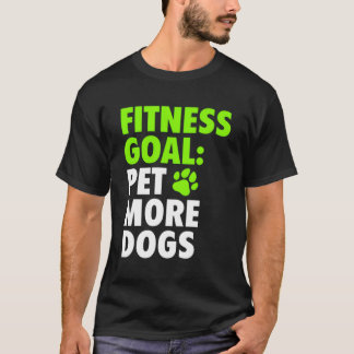 Camiseta Mascota De Gol De Gimnasio Más Perros - Amante De 