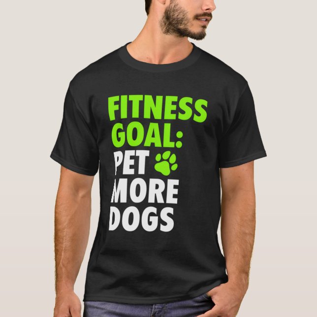 Camiseta Mascota De Gol De Gimnasio Más Perros - Amante De  (Anverso)