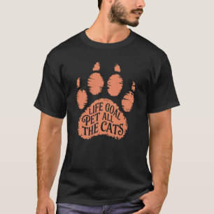 Camiseta Mascota De Gol De Vida Todos Los Gatos Gato Gatito
