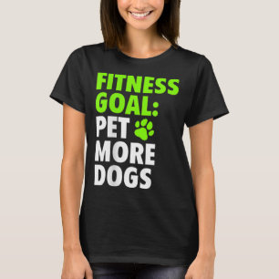 Camiseta Mascota de Gol Fitness más perros - Amor divertido