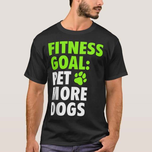 Camiseta Mascota de Gol Fitness más perros - Amor divertido (Anverso)