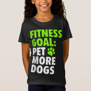 Camiseta Mascota de Gol Fitness más perros - Amor divertido