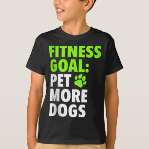 Camiseta Mascota de Gol Fitness más perros - Amor divertido