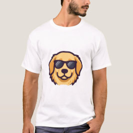 Camiseta Mascota de Golden Retriever 'Mantén la Calma' - Mi