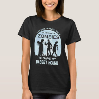 Camiseta Mascota de Halloween Basset Hound