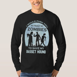 Camiseta Mascota de Halloween Basset Hound