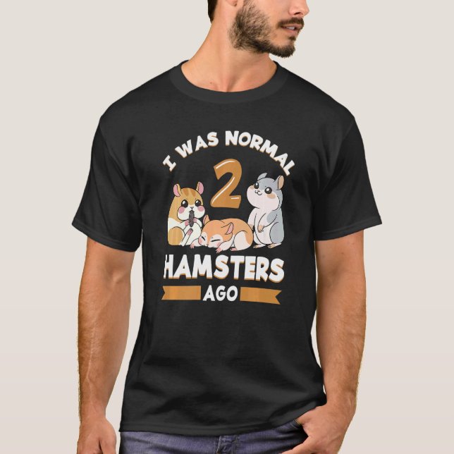 Camiseta Mascota de Hamster Animal Cute Cages Ball Wheel Fo (Anverso)