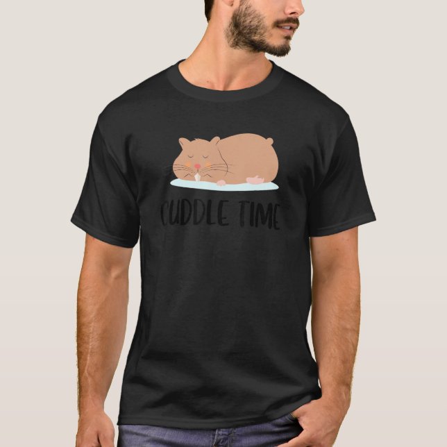 Camiseta Mascota De Hámster De Tiempo Reducido Propietario  (Anverso)