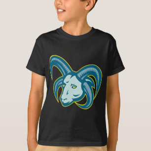 Camiseta Mascota de la Isla de Man de la cabeza del espolón