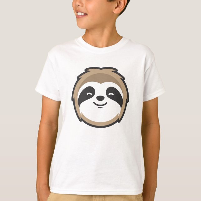 Camiseta Mascota de la pereza (Anverso)