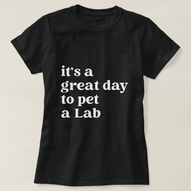 Camiseta Mascota de laboratorio rojo Fox de chocolate amari (Diseño del anverso)