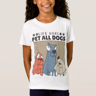 Camiseta Mascota De Los Objetivos De La Vida Todos Los Perr