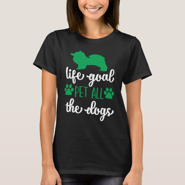 Camiseta Mascota DE OBJETIVO DE VIDA DE TODOS LOS PERROS (Anverso)