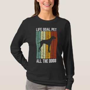 Camiseta Mascota de objetivo de vida Todos los perros Masco