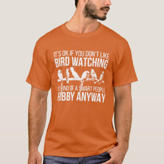 Camiseta Mascota de observación de aves cosecha de aves