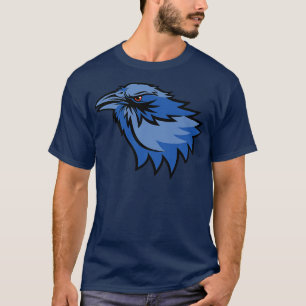 Camiseta Mascota de pájaro azul