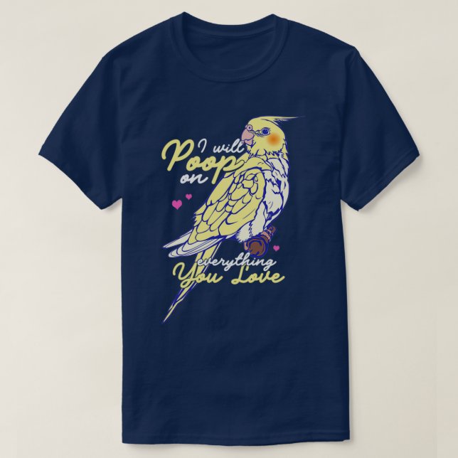 Camiseta Mascota de pájaros Cockatoo Aves Cockatoos Animale (Diseño del anverso)