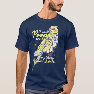 Camiseta Mascota de pájaros Cockatoo Aves Cockatoos Animale