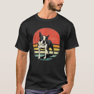 Camiseta Mascota de Perro 70 del Boston Terrier Dog Lover R