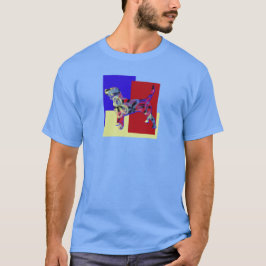 Camiseta Mascota de Perro Beagle Hound Silhouette RYB TriCo