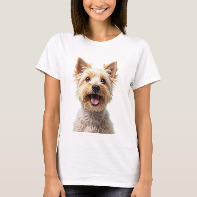 Camiseta Mascota de Perro de Cairn Terrier, dueño de un mon (Anverso)