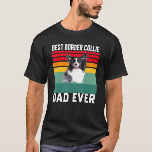 Camiseta Mascota de perro de color de borde mejor compañero
