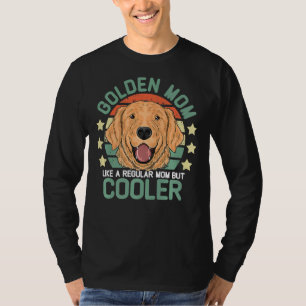 Camiseta Mascota De Perro Madre De Lactante Dorada Para Muj