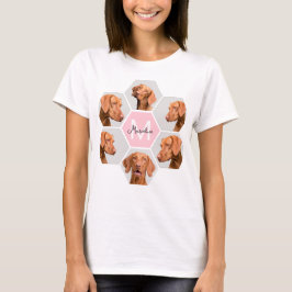 Camiseta Mascota de perro Personalizado de Collage de fotos