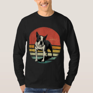 Camiseta Mascota de perros de los 70 años del Boston Terrie