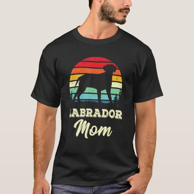 Camiseta Mascota de perros recuperador de Labrador del labo (Anverso)