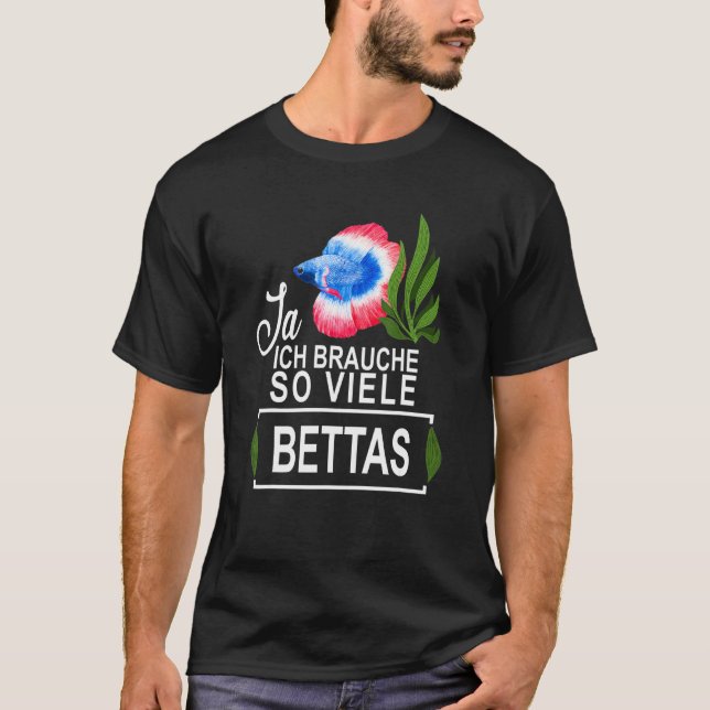 Camiseta Mascota de pez Betta Splendens (Anverso)