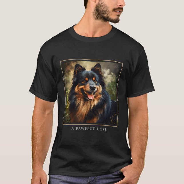 Camiseta Mascota de pintura de las flores de los jardines d (Anverso)